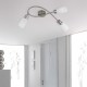 - Mars - Matt Nickel 3 Spotlights with White Glass Trio-R80013907 - Mars - Matt Nickel 3 Spotlights with White Glass