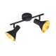 - Nina - Black & Gold 2 Spotlights Trio-R80162002 - Nina - Black & Gold 2 Spotlights