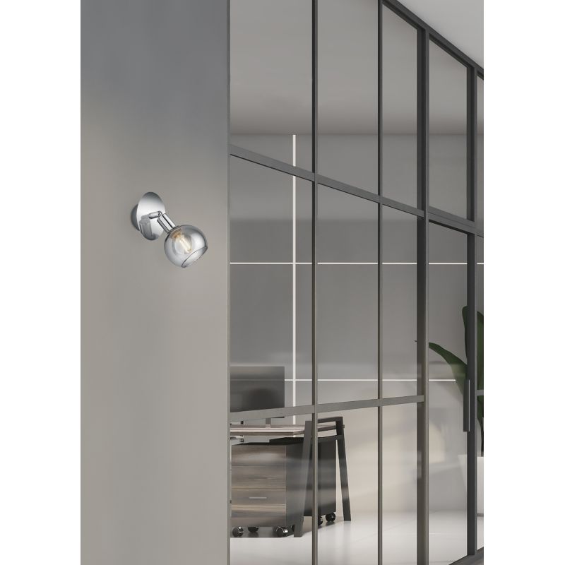 - Brest - Chrome Spotlight with Smoked Glass Trio-R80591006 - Brest - Chrome Spotlight with Smoked Glass
