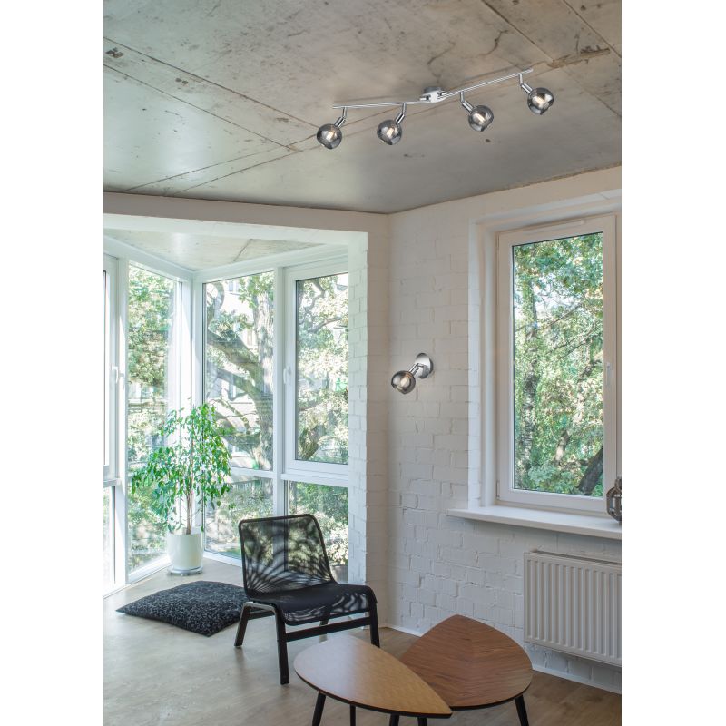 - Brest - Chrome Spotlight with Smoked Glass Trio-R80591006 - Brest - Chrome Spotlight with Smoked Glass