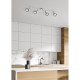 - Brest - Chrome 4 Spotlights with Smoked Glass Trio-R80594006 - Brest - Chrome 4 Spotlights with Smoked Glass