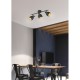 - Punch - Black & Gold 3 Spotlights Trio-R80813032 - Punch - Black & Gold 3 Spotlights