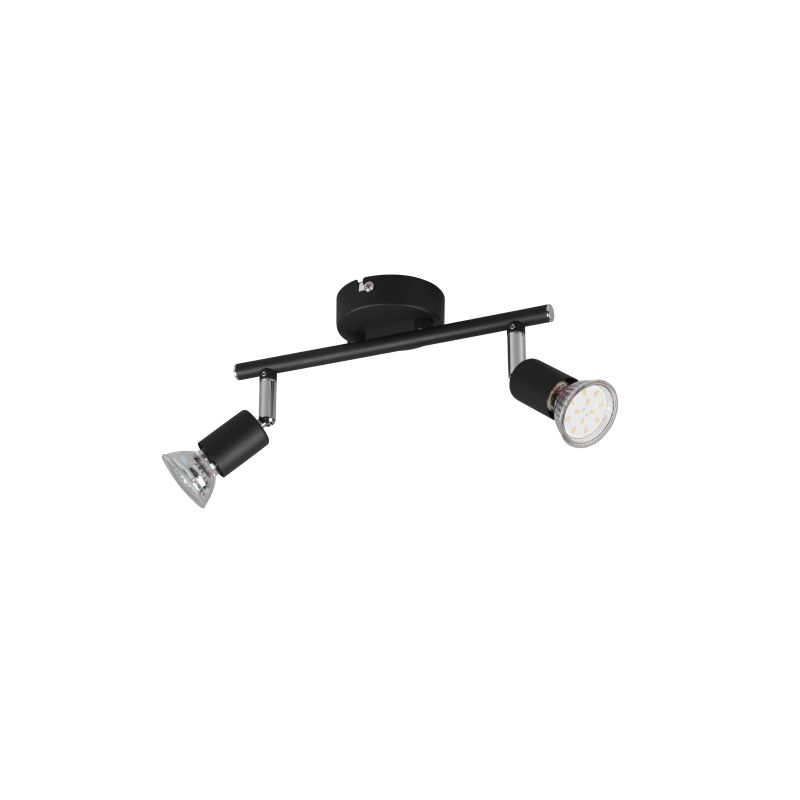 Trio-R80912032 - Paris - Black 2 Spotlights