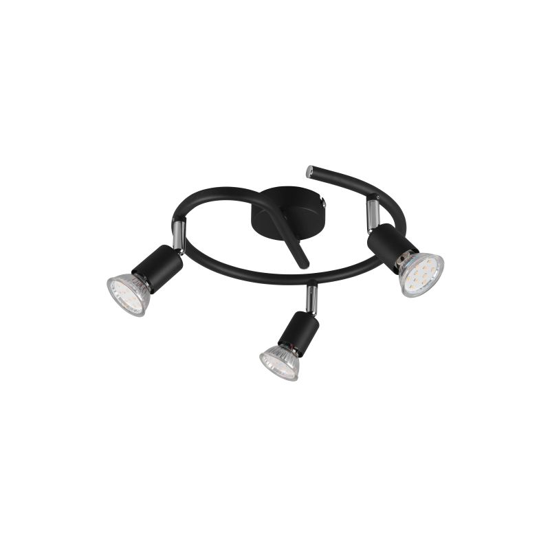 - Paris - Black 3 Spotlights Trio-R80913932 - Paris - Black 3 Spotlights