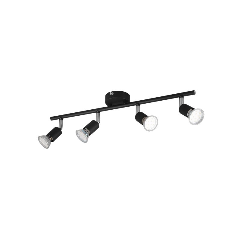 - Paris - Black 4 Spotlights Trio-R80914032 - Paris - Black 4 Spotlights