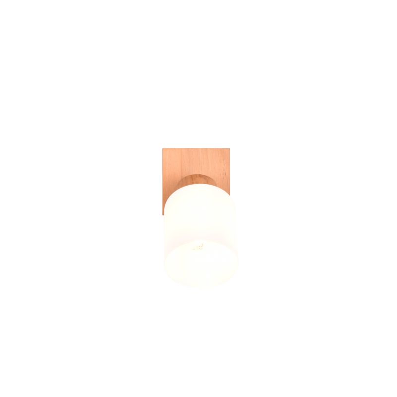 - Assam - Wooden Spotlight with White Glass Trio-R81111030 - Assam - Wooden Spotlight with White Glass