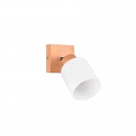 Assam - Wooden Spotlight with White Glass Assam - Wooden Spotlight with White Glass