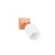 - Assam - Wooden Spotlight with White Glass Trio-R81111030 - Assam - Wooden Spotlight with White Glass
