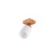 - Assam - Wooden Spotlight with White Glass Trio-R81111030 - Assam - Wooden Spotlight with White Glass