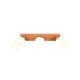 - Assam - Wooden 3 Spotlights with White Glass Trio-R81113030 - Assam - Wooden 3 Spotlights with White Glass