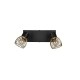 - Ardon - Black & Gold 2 Spotlights Trio-R81382080 - Ardon - Black & Gold 2 Spotlights