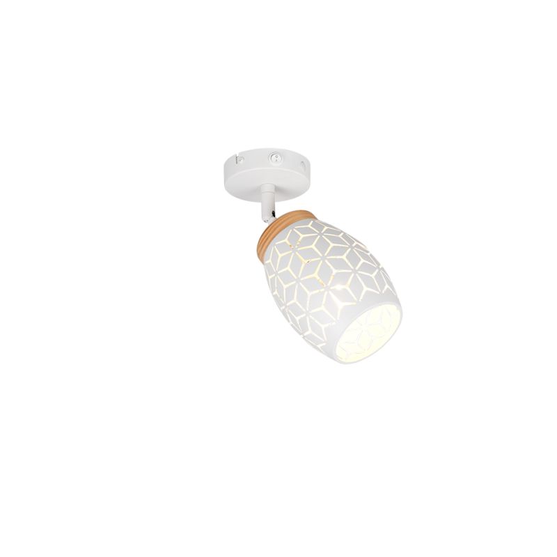 Trio-R81571731 - Bidar - White Spotlight with Wood Accent