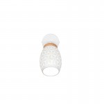 Bidar - White Spotlight with Wood Accent Bidar - White Spotlight with Wood Accent