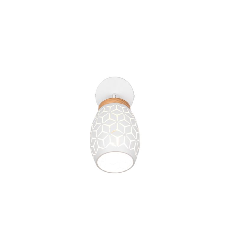 Trio-R81571731 - Bidar - White Spotlight with Wood Accent
