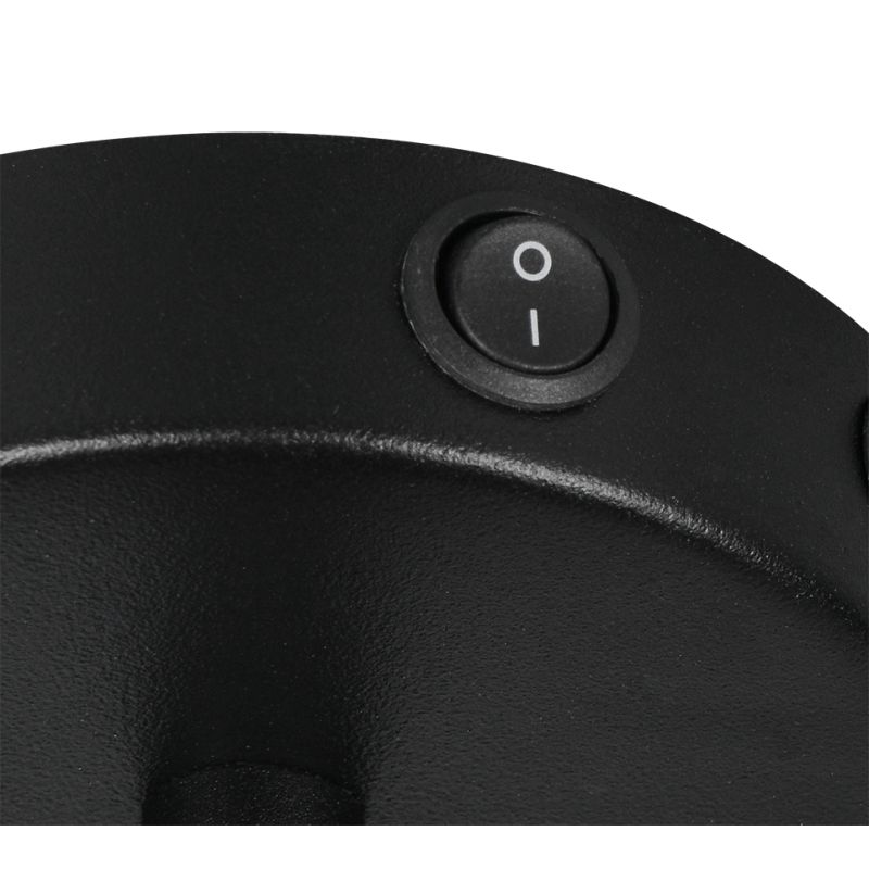 Trio-R81571780 - Bidar - Black Spotlight with Gold & Wood Accent