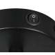 Trio-R81571780 - Bidar - Black Spotlight with Gold & Wood Accent