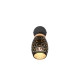 Trio-R81571780 - Bidar - Black Spotlight with Gold & Wood Accent