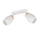 Trio-R81572031 - Bidar - White 2 Spotlight with Wood Accent