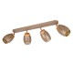 Trio-R81574065 - Bidar - Coffee 4 Spotlight with Wood Accent