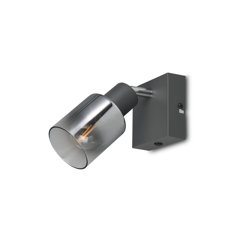 - Cadiz - Anthracite Spotlight with Smoked Ombre Glass Trio-R81781042 - Cadiz - Anthracite Spotlight with Smoked Ombre Glass