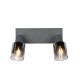 - Cadiz - Anthracite 2 Spotlights with Smoked Ombre Glass Trio-R81782042 - Cadiz - Anthracite 2 Spotlights with Smoked Ombre Glass