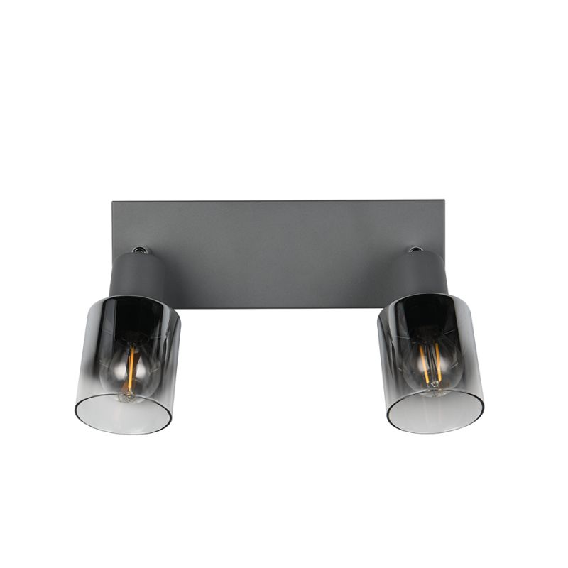 - Cadiz - Anthracite 2 Spotlights with Smoked Ombre Glass Trio-R81782042 - Cadiz - Anthracite 2 Spotlights with Smoked Ombre Glass