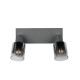 - Cadiz - Anthracite 2 Spotlights with Smoked Ombre Glass Trio-R81782042 - Cadiz - Anthracite 2 Spotlights with Smoked Ombre Glass