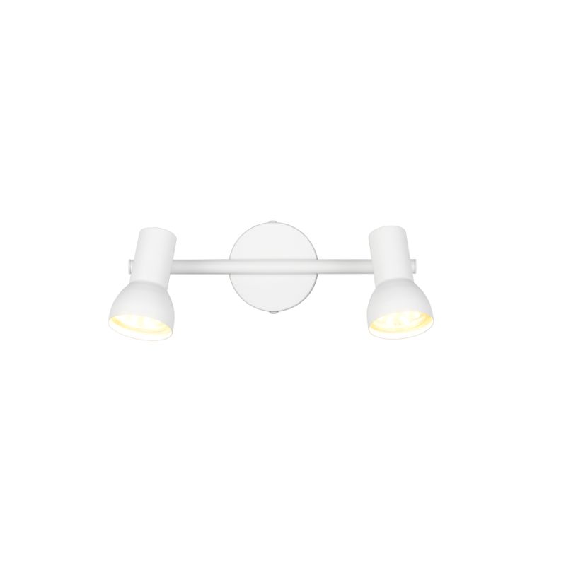 Trio-R81792031 - Cantar - Matt White & Chrome 2 Spotlights