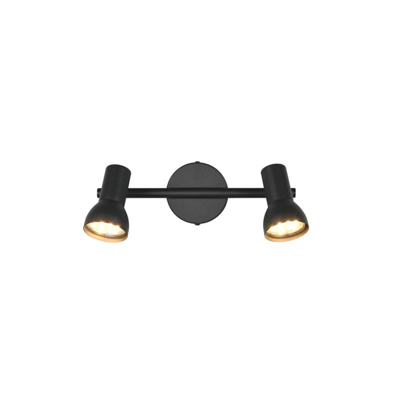 Trio-R81792032 - Cantar - Matt Black & Chrome 2 Spotlights