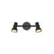 Trio-R81792032 - Cantar - Matt Black & Chrome 2 Spotlights
