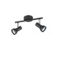 Trio-R81792032 - Cantar - Matt Black & Chrome 2 Spotlights