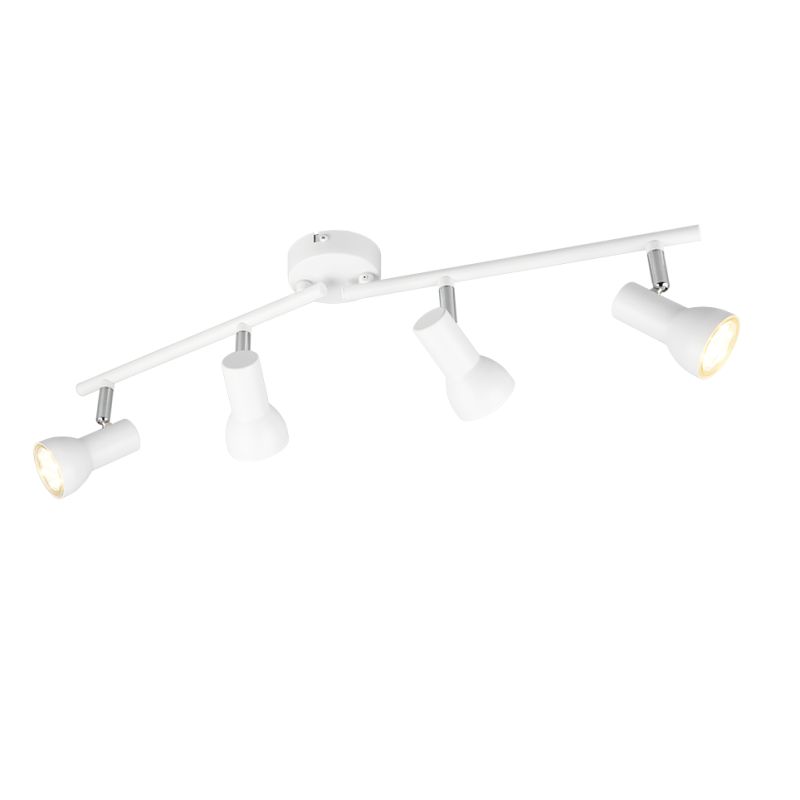 Trio-R81794031 - Cantar - Matt White & Chrome 4 Spotlights