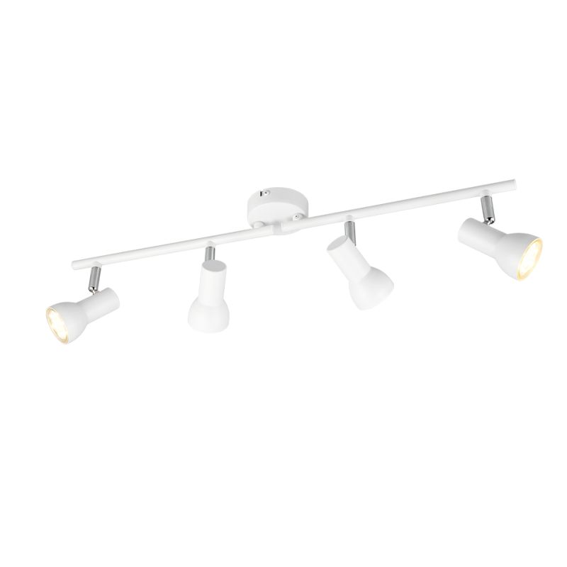 Trio-R81794031 - Cantar - Matt White & Chrome 4 Spotlights