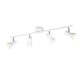 Trio-R81794031 - Cantar - Matt White & Chrome 4 Spotlights