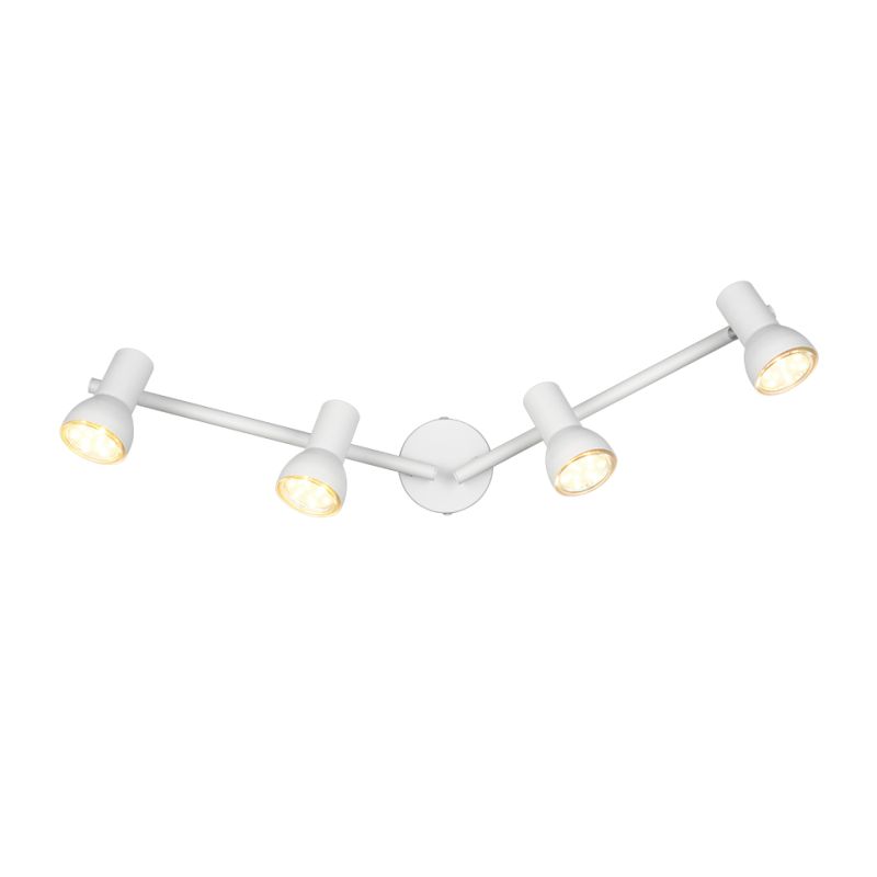 Trio-R81794031 - Cantar - Matt White & Chrome 4 Spotlights