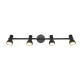 Trio-R81794032 - Cantar - Matt Black & Chrome 4 Spotlights