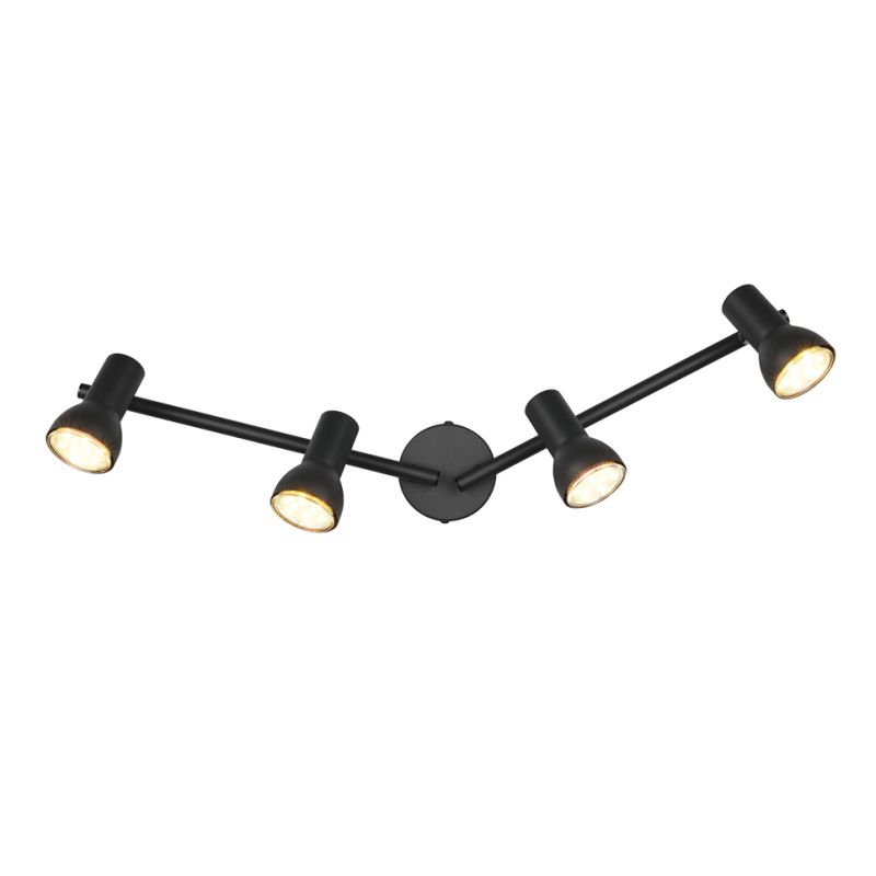 Trio-R81794032 - Cantar - Matt Black & Chrome 4 Spotlights