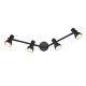 Trio-R81794032 - Cantar - Matt Black & Chrome 4 Spotlights