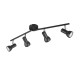 Trio-R81794032 - Cantar - Matt Black & Chrome 4 Spotlights