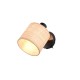 - Aimee - Matt Black Spotlight with Natural Bast Trio-R81851736 - Aimee - Matt Black Spotlight with Natural Bast
