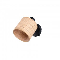 Aimee - Matt Black Spotlight with Natural Bast Aimee - Matt Black Spotlight with Natural Bast