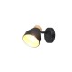Trio-R81921732 - Valentin - Black & Matt Gold Spotlight with Wooden Detail