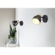 Trio-R81921732 - Valentin - Black & Matt Gold Spotlight with Wooden Detail