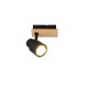 Trio-R81981732 - Pierre - Matt Black & Wooden Spotlight