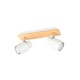 Trio-R81982031 - Pierre - Matt White & Wooden 2 Spotlights