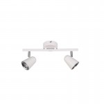Toulouse - White & Silver LED 2 Spotlights