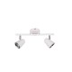 Trio-R82122131 - Toulouse - White & Silver LED 2 Spotlights