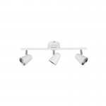 Toulouse - White & Silver LED 3 Spotlights