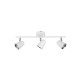 Trio-R82123131 - Toulouse - White & Silver LED 3 Spotlights