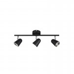 Toulouse - Black & Silver LED 3 Spotlights Toulouse - Black & Silver LED 3 Spotlights